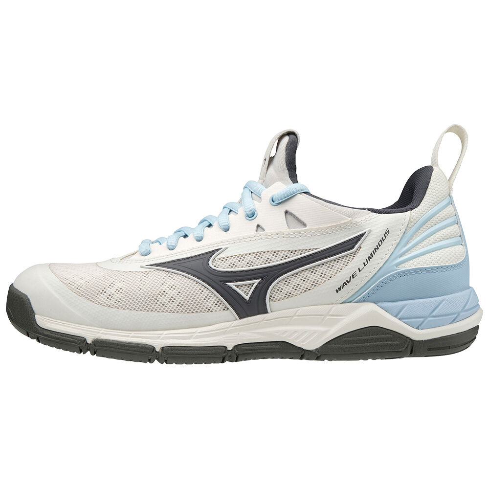 Womens Mizuno Wave Luminous Volleyball Shoes White/Grey Philippines (TPAUBR632)